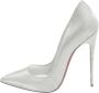 Christian Louboutin Pre-owned Leather heels Gray Dames - Thumbnail 1