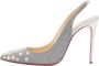 Christian Louboutin Pre-owned Leather heels Gray Dames - Thumbnail 1