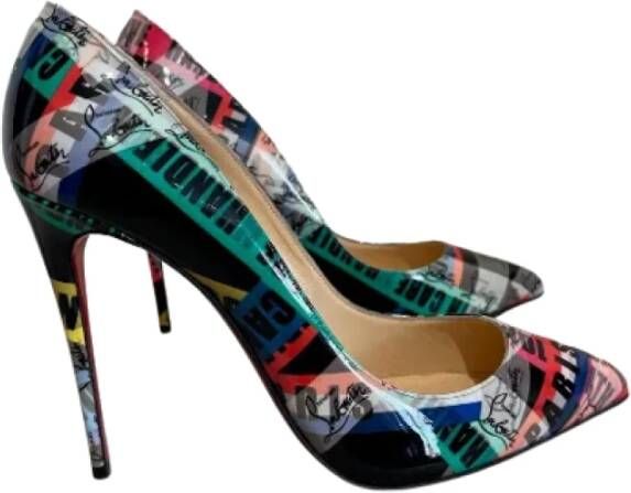 Christian Louboutin Pre-owned Leather heels Multicolor Dames