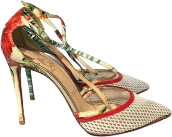 Christian Louboutin Pre-owned Leather heels Multicolor Dames