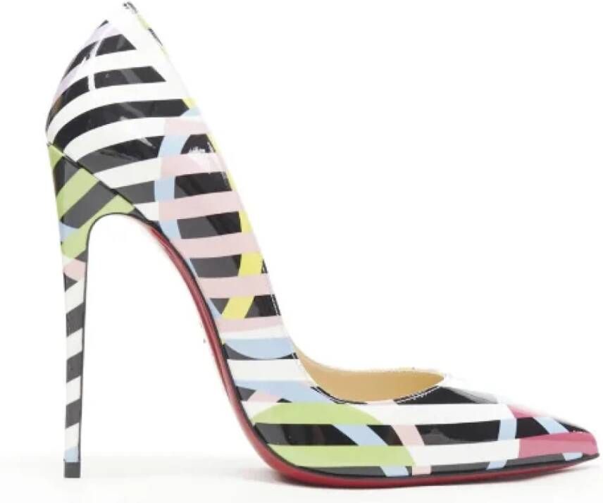 Christian Louboutin Pre-owned Leather heels Multicolor Dames