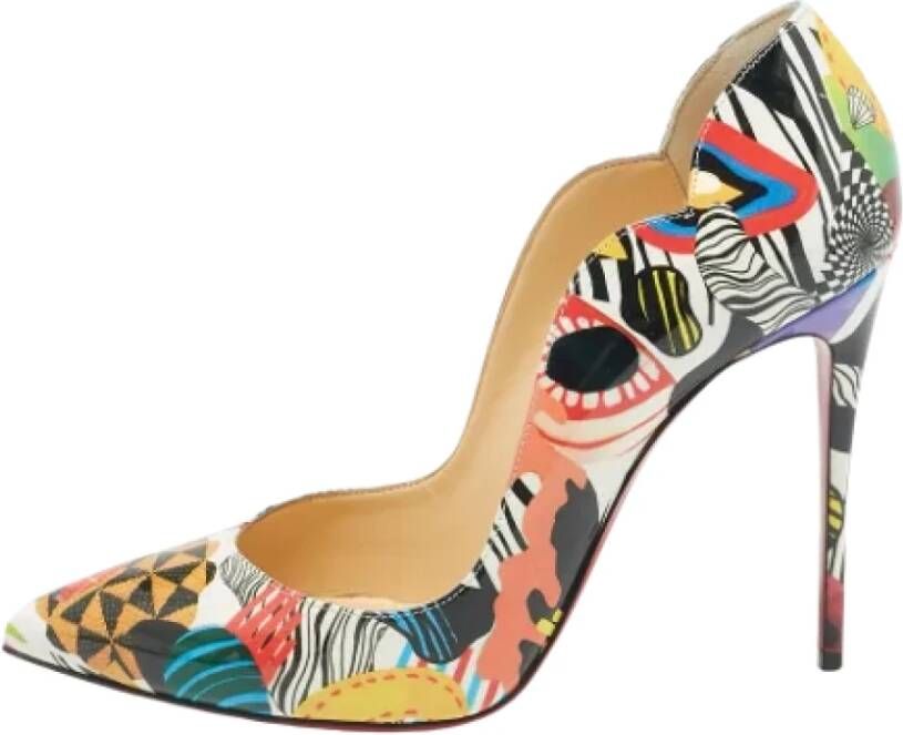 Christian Louboutin Pre-owned Leather heels Multicolor Dames