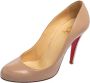 Christian Louboutin Pre-owned Leather heels Pink Dames - Thumbnail 1