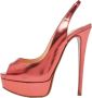 Christian Louboutin Pre-owned Leather heels Pink Dames - Thumbnail 1