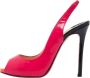 Christian Louboutin Pre-owned Leather heels Pink Dames - Thumbnail 1