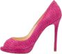 Christian Louboutin Pre-owned Leather heels Pink Dames - Thumbnail 1