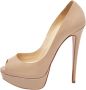 Christian Louboutin Pre-owned Leather heels Pink Dames - Thumbnail 1