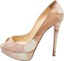 Christian Louboutin Pre-owned Leather heels Pink Dames - Thumbnail 1