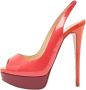 Christian Louboutin Pre-owned Leather heels Red Dames - Thumbnail 1