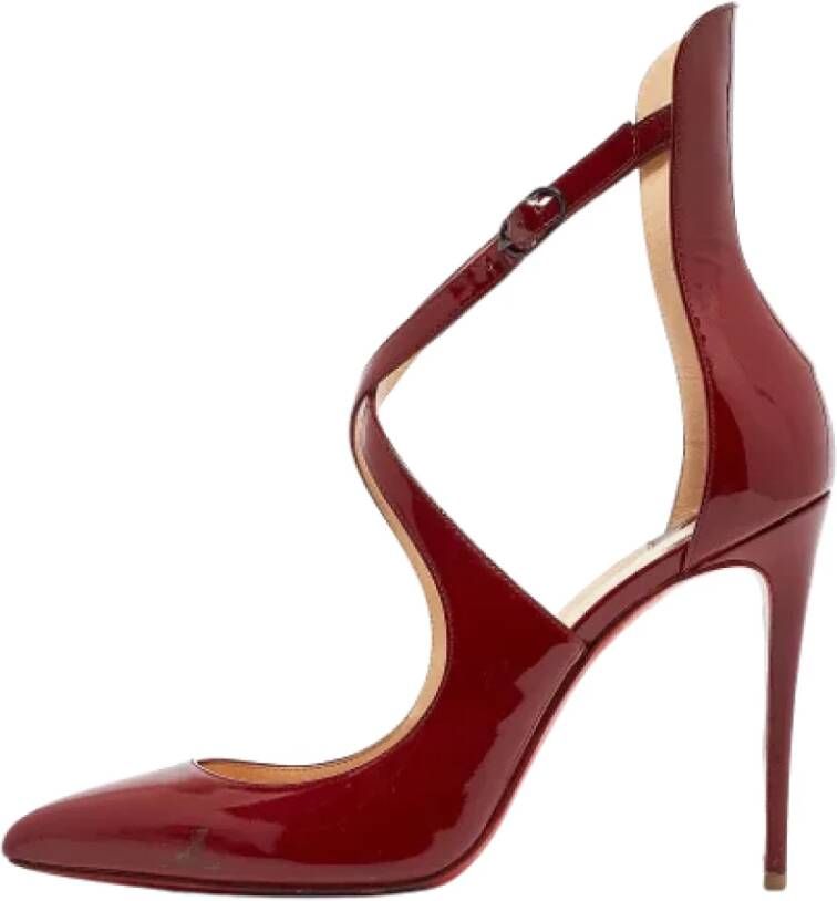 Christian Louboutin Pre-owned Leather heels Red Dames