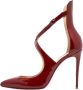 Christian Louboutin Pre-owned Leather heels Red Dames - Thumbnail 1