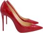 Christian Louboutin Pre-owned Leather heels Red Dames - Thumbnail 1