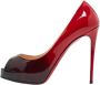 Christian Louboutin Pre-owned Leather heels Red Dames - Thumbnail 1