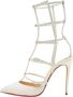 Christian Louboutin Pre-owned Leather heels White Dames - Thumbnail 1