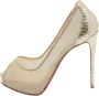 Christian Louboutin Pre-owned Leather heels Yellow Dames - Thumbnail 1