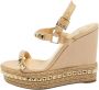 Christian Louboutin Pre-owned Leather sandals Beige Dames - Thumbnail 1