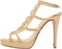 Christian Louboutin Pre-owned Leather sandals Beige Dames - Thumbnail 1