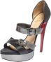Christian Louboutin Pre-owned Leather sandals Black Dames - Thumbnail 1