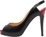 Christian Louboutin Pre-owned Leather sandals Black Dames - Thumbnail 1