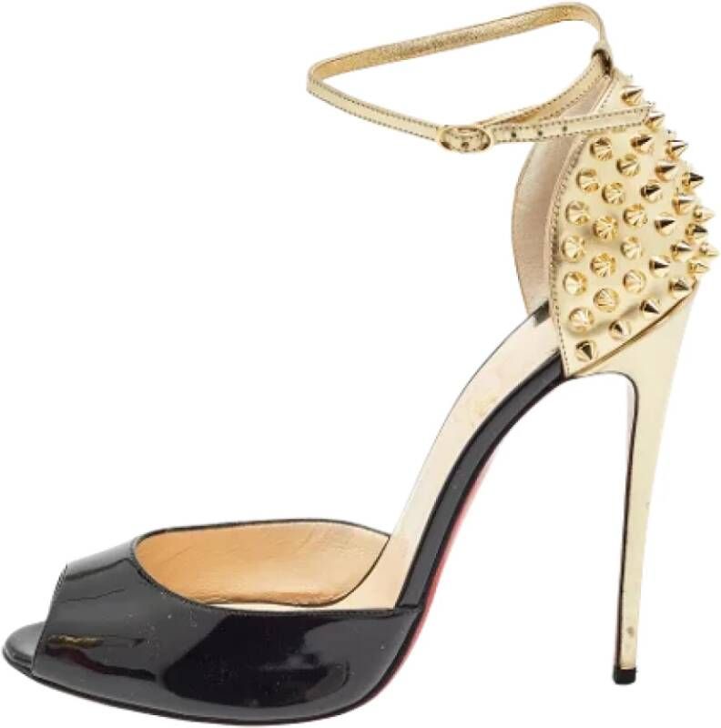 Christian Louboutin Pre-owned Leather sandals Black Dames