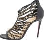 Christian Louboutin Pre-owned Leather sandals Black Dames - Thumbnail 1