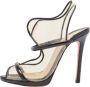 Christian Louboutin Pre-owned Leather sandals Black Dames - Thumbnail 1