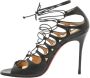 Christian Louboutin Pre-owned Leather sandals Black Dames - Thumbnail 1