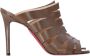 Christian Louboutin Pre-owned Leather sandals Brown Dames - Thumbnail 1