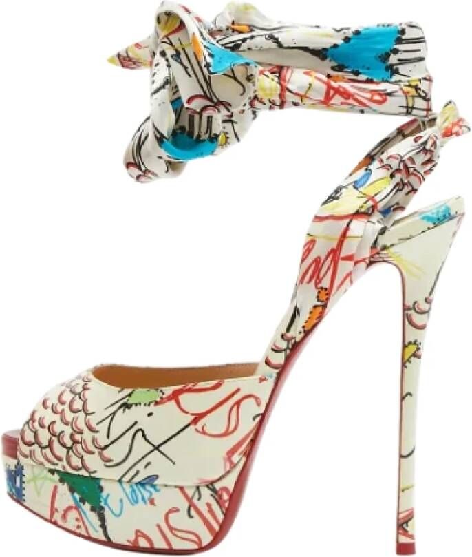 Christian Louboutin Pre-owned Leather sandals Multicolor Dames