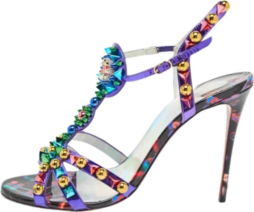 Christian Louboutin Pre-owned Leather sandals Multicolor Dames