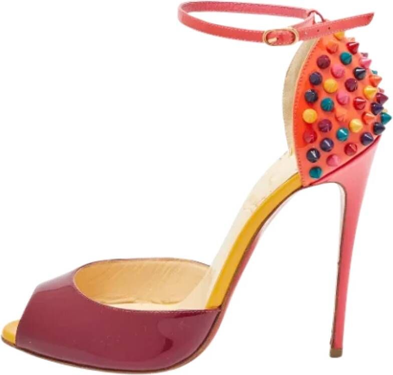 Christian Louboutin Pre-owned Leather sandals Multicolor Dames