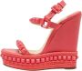 Christian Louboutin Pre-owned Leather sandals Orange Dames - Thumbnail 1