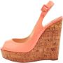 Christian Louboutin Pre-owned Leather sandals Pink Dames - Thumbnail 1