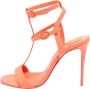 Christian Louboutin Pre-owned Leather sandals Pink Dames - Thumbnail 1