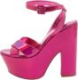 Christian Louboutin Pre-owned Leather sandals Pink Dames - Thumbnail 1