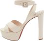 Christian Louboutin Pre-owned Leather sandals Pink Dames - Thumbnail 1