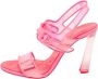 Christian Louboutin Pre-owned Leather sandals Pink Dames - Thumbnail 1