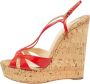 Christian Louboutin Pre-owned Leather sandals Red Dames - Thumbnail 1