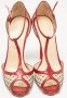 Christian Louboutin Pre-owned Leather sandals Red Dames - Thumbnail 1