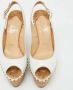 Christian Louboutin Pre-owned Leather sandals White Dames - Thumbnail 1