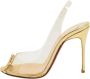 Christian Louboutin Pre-owned Leather sandals Yellow Dames - Thumbnail 1