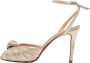 Christian Louboutin Pre-owned Leather sandals Yellow Dames - Thumbnail 1