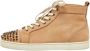 Christian Louboutin Pre-owned Leather sneakers Beige Heren - Thumbnail 1