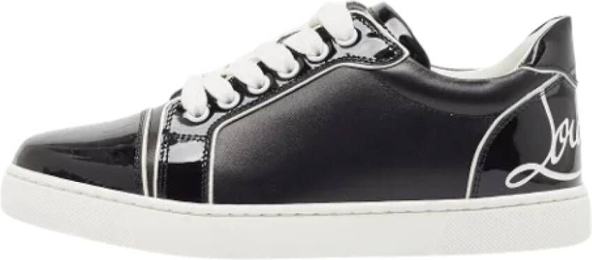 Christian Louboutin Pre-owned Leather sneakers Black Dames