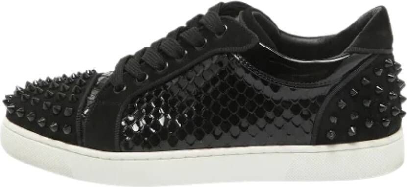 Christian Louboutin Pre-owned Leather sneakers Black Dames