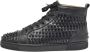 Christian Louboutin Pre-owned Leather sneakers Black Heren - Thumbnail 1