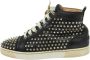 Christian Louboutin Pre-owned Leather sneakers Black Heren - Thumbnail 1