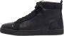 Christian Louboutin Pre-owned Leather sneakers Black Heren - Thumbnail 1