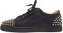 Christian Louboutin Pre-owned Leather sneakers Black Heren - Thumbnail 1