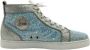 Christian Louboutin Pre-owned Leather sneakers Blue Heren - Thumbnail 1